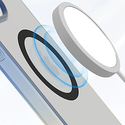 Acheter BMW Coque MagSafe pour iPhone 15 Pro Max Silicone gel Design Dégradé Bleu