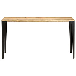 vidaXL Table de salle à manger 140x70x76 cm Bois de manguier massif