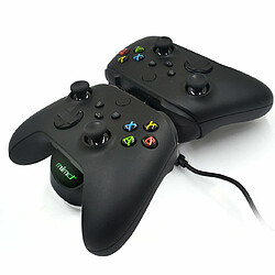 Winkoo.fr Socle de charge double pour deux manettes de Xbox noir brillant