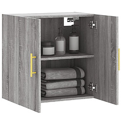 Acheter Maison Chic Armoire murale,Meuble de Rangement pour salon,cuisine sonoma gris 60x31x60 cm bois d'ingénierie -MN40266