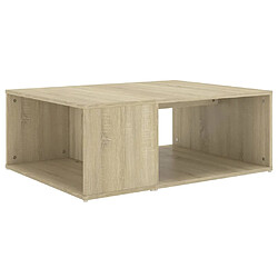 vidaXL Table basse chêne sonoma 90x67x33 cm bois d'ingénierie