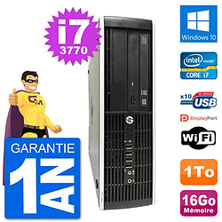 PC HP Compaq Pro 6300 SFF Intel i7-3770 RAM 16Go Disque Dur 1To Windows 10 Wifi · Occasion 