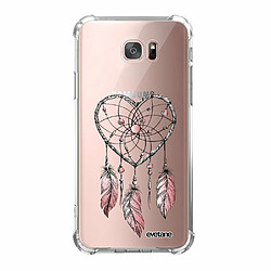 Evetane Coque Samsung Galaxy S7 Edge silicone anti-choc souple angles renforcés transparente Coque Samsung Galaxy S7 Edge anti-choc souple angles renforcés transparente Attrape coeur Evetane