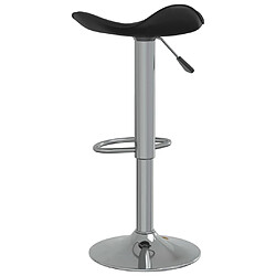 Acheter vidaXL Tabouret de bar Noir Acier chromé et cuir artificiel