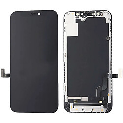 Visiodirect Ecran complet compatible avec Iphone 12 mini taille 5.4" blanc Vitre tactile + ecran LCD