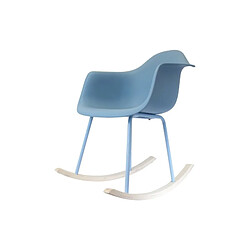 Fauteuil A Bascule Pp Bleu The Home Deco Factory HD3609