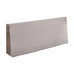 Protecteur de couverture de tête de lit de lit de chambre à coucher extensible antipoussière 120cm pourpre clair