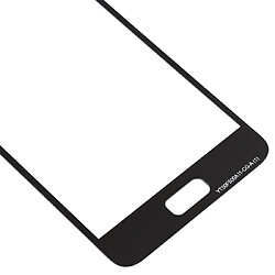 Wewoo Écran avant lentille en verre pour Asus ZenFone 4 Max ZB500TL X00KD noir pas cher