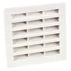 Nicoll Grille de ventilation carrée à visser ou à coller type B164