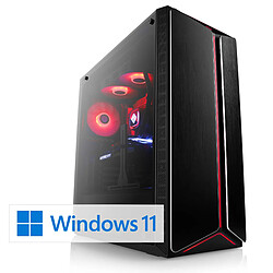 CSL-Computer Gaming PC M10250H PC Gaming CSL M10250H, AMD Ryzen 7 7800X3D (8x 4200 MHz), GeForce RTX 4070, 32 Go DDR5 RAM, M.2 SSD 2000 Go, Windows 11 Famille