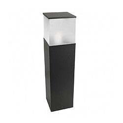 Leds C4 Borne Cubik, 60cm, aluminium et polycarbonate, gris urbain