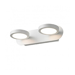 Luminaire Center Applique murale design Kendra Blanc sable