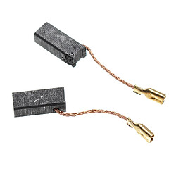 vhbw 2x Balais de charbon pour moteur électrique 15,3 x 5 x 6,3mm compatible avec Metabo SE4420 R+L, SE4430 R+L, SE4431 R+L outil électrique 