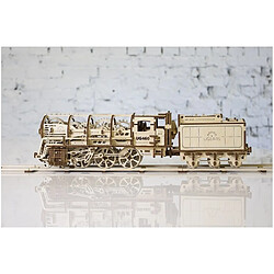 Ugears LOCOMOTIVE à vapeur avec Tender 