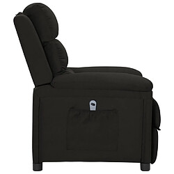 Avis vidaXL Fauteuil inclinable électrique Noir Tissu