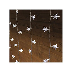 LOTTI Stalactite - 94 étoiles et LED - Blanc froid - 7 jeux lumiere - L 300 cm x H 80 cm