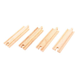 Bigjigs Rail 4 pièces de punaise droites moyennes