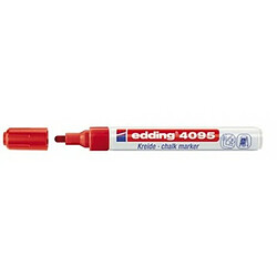 marqueur craie liquide Edding 4095 Rouge 10 Unités