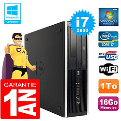 PC HP Compaq 8300 SFF Core I7-2600 Ram 16Go Disque 1 To Graveur DVD Wifi W7 · Occasion 