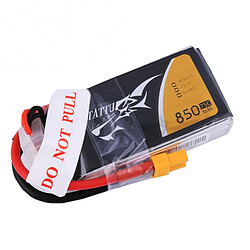 Tattu 850mAh 11.1V 75C 3S1P Lipo Battery Pack XT60