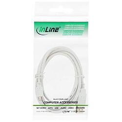 Avis Câble InLine® Micro USB 2.0 Fiche USB-A à fiche Micro-B blanc 1,5 m