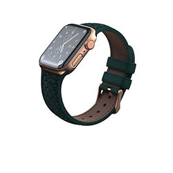 BigBuy Accessories NJORD Bracelet Cuir pour Apple Watch 44mm SE/SE 2 Vert