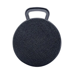 Yonis Mini Enceinte Bluetooth Portable Ronde Texture Tissu Appels Mains Libres Support TF Carde Mini Enceinte Bluetooth Portable Rond Texturé Tissu Avec Support Appel Mains-Libres Et Carte TF Noir YONIS