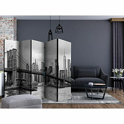 Paris Prix Paravent 5 Volets Road To Manhattan Black & White 172x225cm