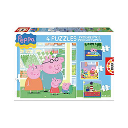 EDUCA BORRAS - Educa Peppa Pig - Puzzles progressifs, 6 - 9 - 12 - 16 pièces BorrAs 15918