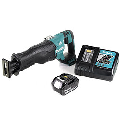 Makita DJR 187 Scie sauteuse sans fil Scie sans balais 18 V + 1x Batterie 6,0 Ah + Chargeur