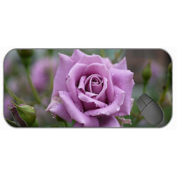 Universal (750x300x3) Tampon de souris de jeu Extra Large, Nature Macro Rose Flower Mouse Mat