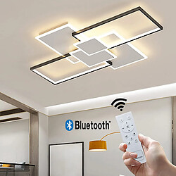 BLUETOOTH plafonnier moderne à LED 83 W lumière CCT de 3000K à 6500K plafonnier bureau télécommande 230V