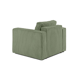 Avis Bestmobilier Topaze - fauteuil - en velours côtelé