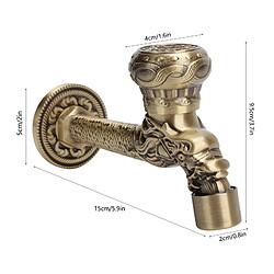 Avis ComfortXL Robinet mural g1/2 en laiton antique pour eau froide