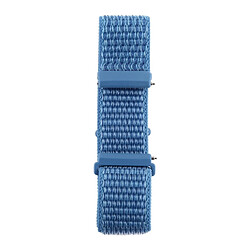 Wewoo Bracelet pour montre connectée Fitbit Versa / 2 de en nylon avec crochet et fermeture à boucle bleu