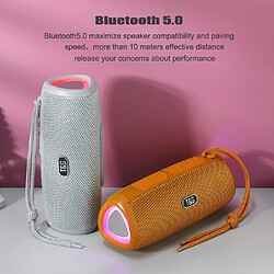 Avis Yonis Enceinte Bluetooth LED TWS Son Clair FM USB