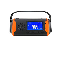 Universal Radios portatives Météo d'urgence Solaire 4000mAh Batterie Alimentation Torche lumineuse Haut-parleur auxiliaire Survie extérieure | Radio