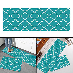 Acheter Tapis De Passage De Chambre à Coucher De Cuisine à Carreaux Antidérapant Tapis Anti-fatigue Vert 150x45cm