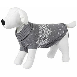 Kerbl Lillehammer Pull pour chien Gris/blanc Taille XS 30 cm