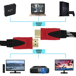 Acheter Câble Vidéo HDMI vers HDMI Mâle 4K Full HD Haut Débit 1.8m LinQ Noir