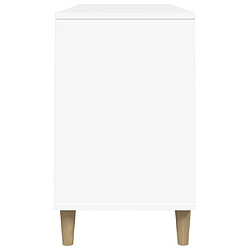 vidaXL Armoire à chaussures Blanc 102x36x60 cm Bois d'ingénierie pas cher