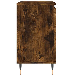 Acheter vidaXL Armoire de bain chêne fumé 58x33x60 cm bois d'ingénierie