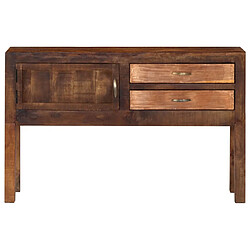 Maison Chic Buffet,Meuble de Rangement,commode pour salon,Cuisine 118x30x75 cm Bois de manguier massif -MN20651