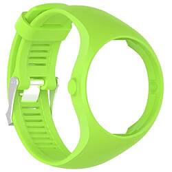 Wewoo Bracelet pour montre connectée Dragonne Sport en silicone POLAR M200 Vert