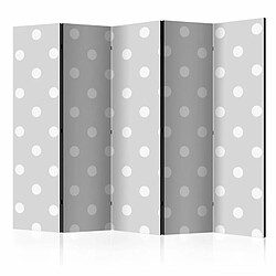 Paris Prix Paravent 5 Volets Cheerful Polka Dots 172x225cm 