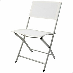 Chaise Pliante Aktive Blanc 46 x 81 x 55 cm (4 Unités)