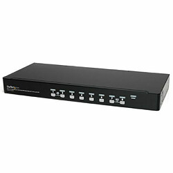 Startech Kit de commutateur KVM USB à montage sur rack 1U 8 ports avec affichage à l'écran et câbles