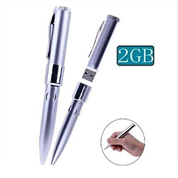 Wewoo Clé USB argent 2GB USB2.0 Pen Driver 