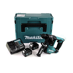 Makita HR 140 DSMJ Perceuse à percussion sans fil 10,8 V + 2x Batteries 4,0 Ah + Chargeur + Coffret MAKPAC 