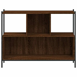 Maison Chic Bibliothèque - Armoire de livres chêne marron 102x28x77,5 cm bois d'ingénierie -GKD49589 pas cher